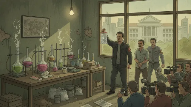 Bareskrim Bongkar Lab Narkoba Jaringan Iran-Indonesia di Sunter Jakut, 1 WNA Ditangkap