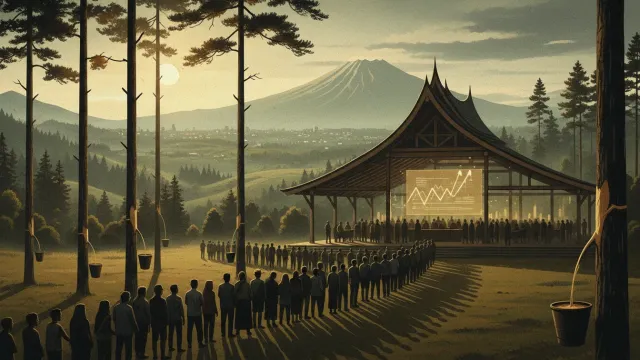 Penyadapan Getah Pinus Ilegal di TNGC, Pengawasan Dipertanyakan