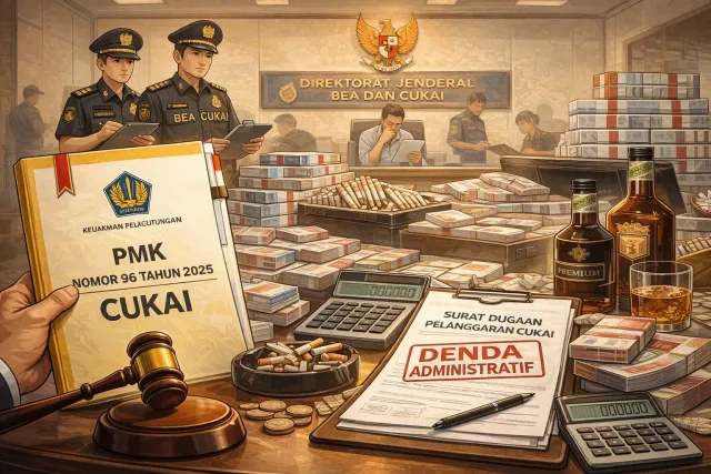 PMK 96/2025 Revisi Aturan Penyelesaian Dugaan Pidana Cukai Tanpa Penyidikan, Berlaku 14 Januari 2026