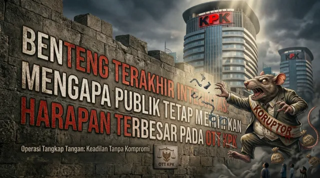 Benteng Terakhir Integritas: Mengapa Publik Tetap Menitipkan Harapan Terbesar pada OTT KPK