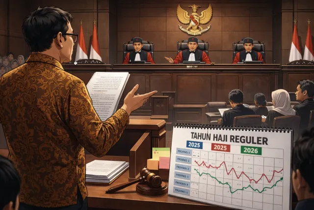 Jadwal Berangkat Haji Reguler Dinilai Tak Pasti, Dosen Uji Pasal 13 Ayat (2) UU Haji dan Umrah di MK