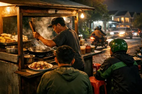Tahu Tek di Gunung Anyar: Ketika “Tek-Tek” Mengalahkan Notifikasi dan Petis Mengalahkan Rasa Minder