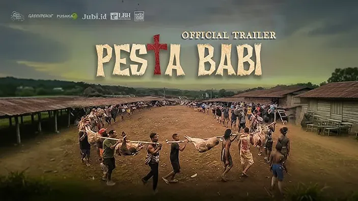Ilustrasi Awon Atatbon dalam Film Pesta Babi