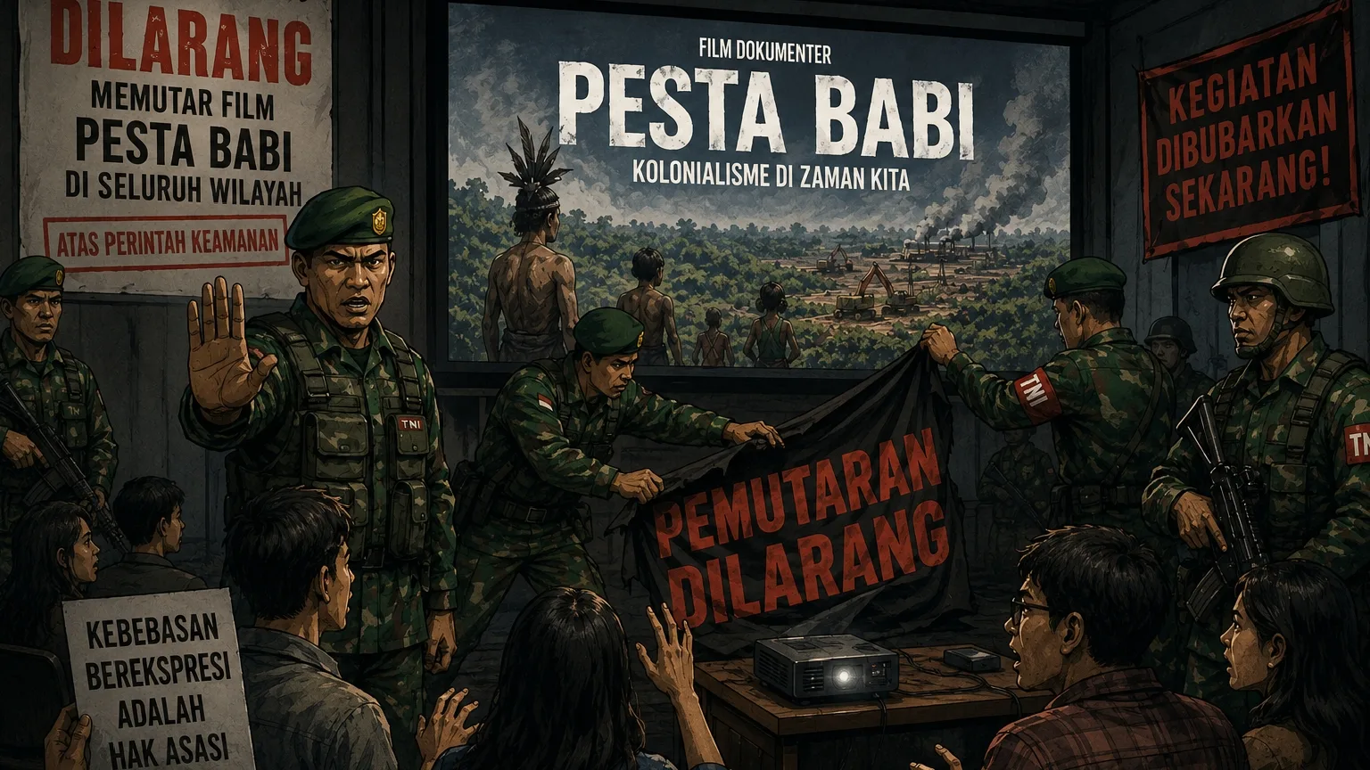 Menyoal Pelarangan Pemutaran Film Dokumenter "Pesta Babi" dalam Bingkai Kebebasan Berekspresi