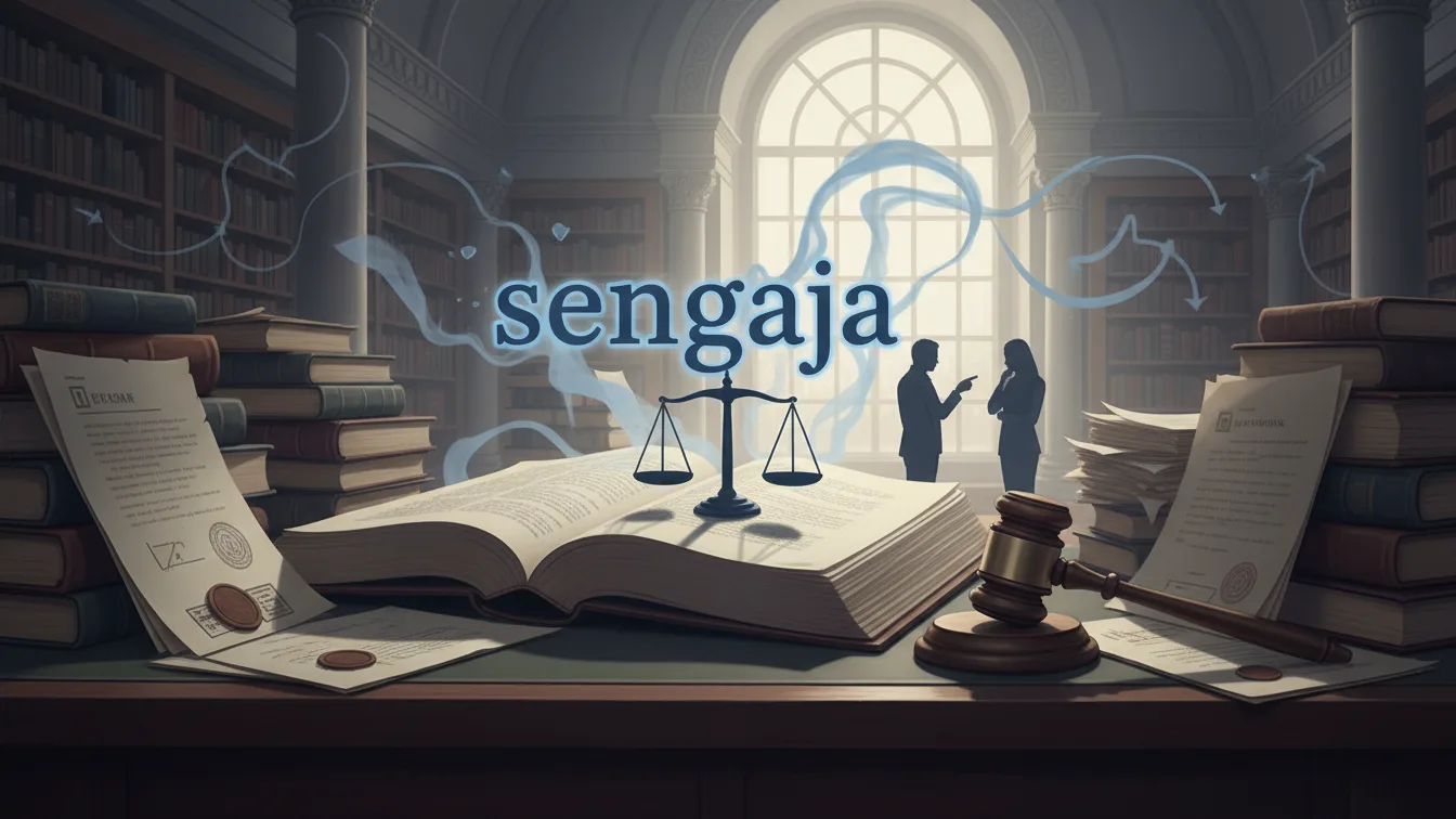 Misteri Hilangnya Kata "Sengaja" dalam KUHP Nasional