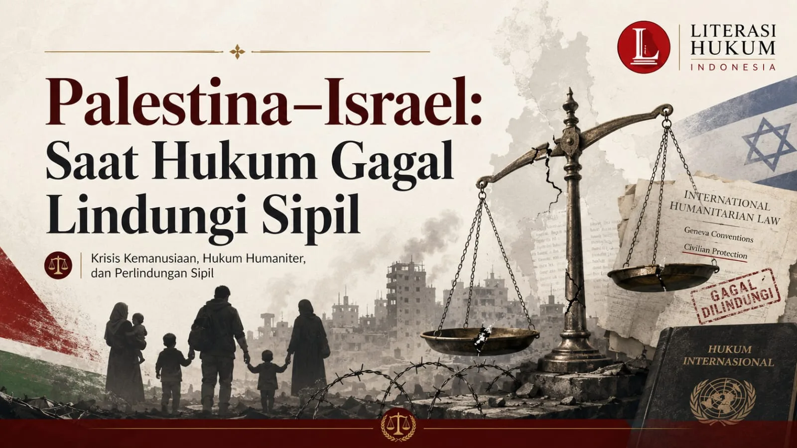 Palestina–Israel : Saat Hukum Gagal Lindungi Sipil