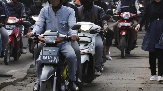 Pemotor Naik Trotoar, Pejalan Kaki Lewat Mana?