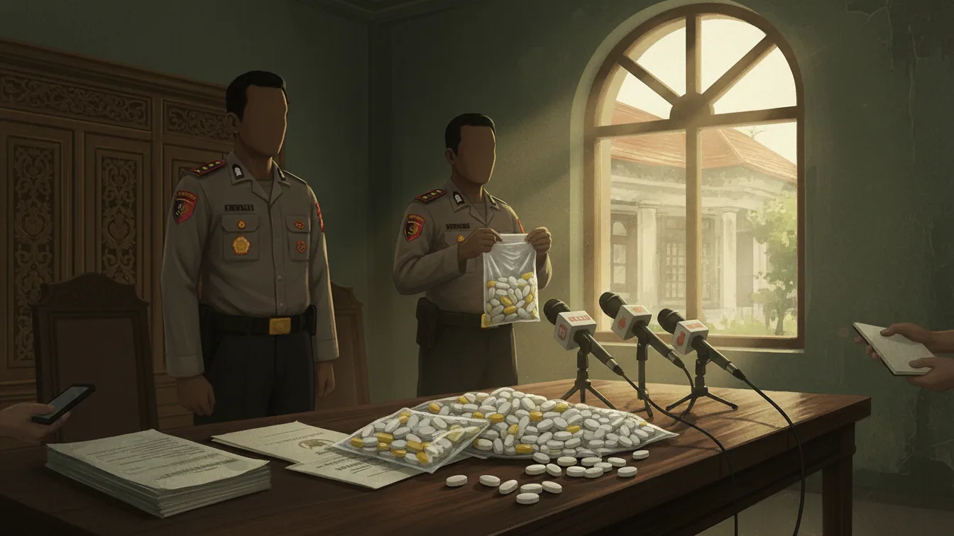 Police Uncover Hard Drug Trafficking in Bogor, 2,311 Tramadol and Eximer Pills Confiscated