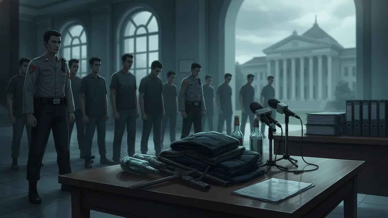 Police Arrest 9 Intoxicated Youths Suspected of Planning a Brawl in East Jakarta