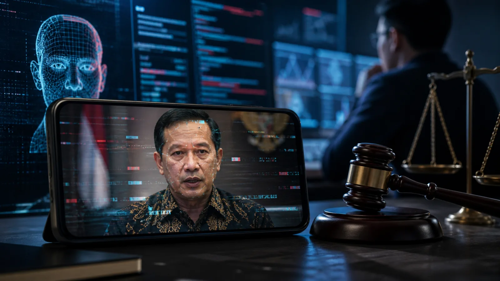Ilustrasi Deepfake AI