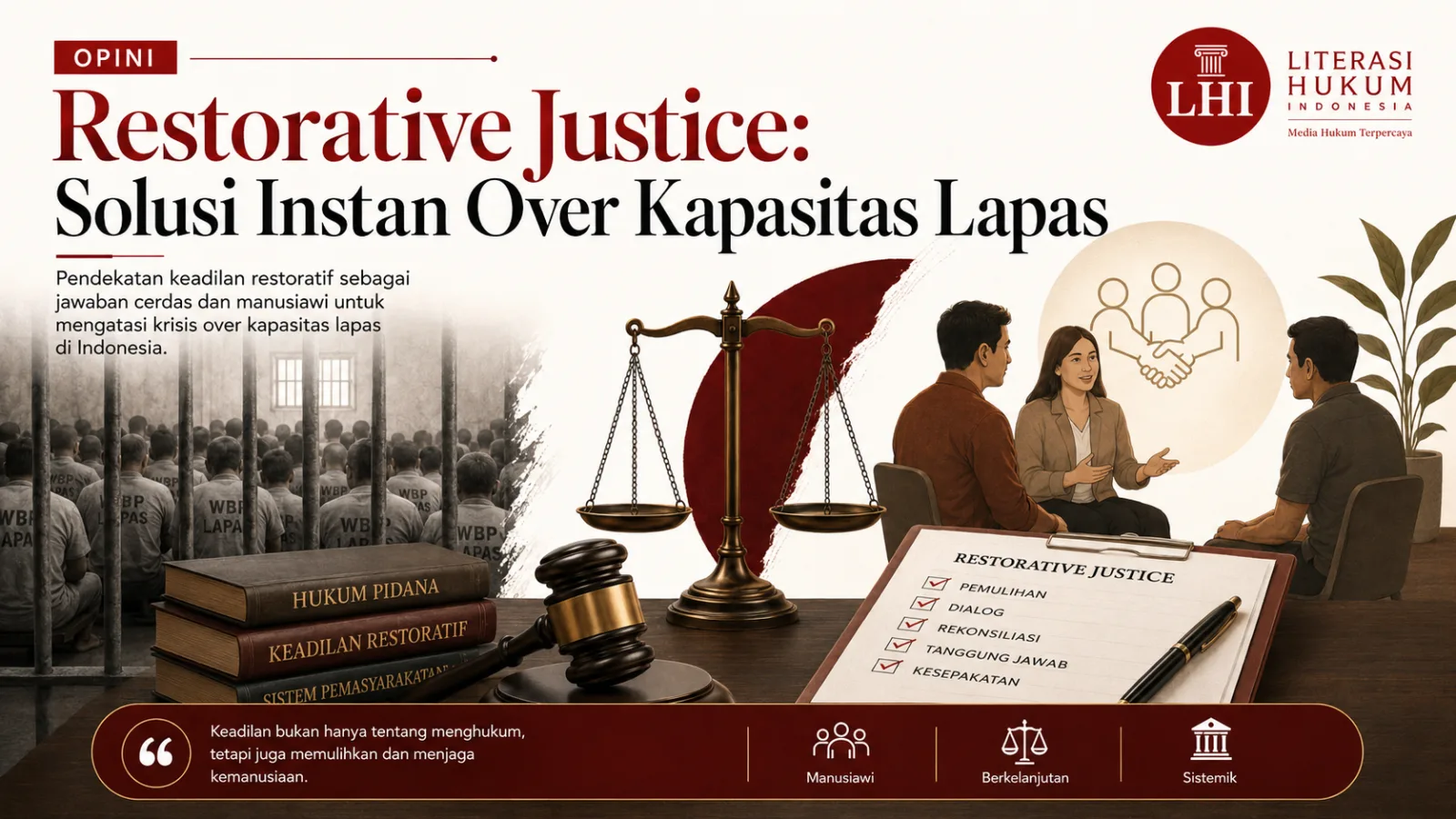 Restorative Justice: Solusi Instan Over Kapasitas Lapas?