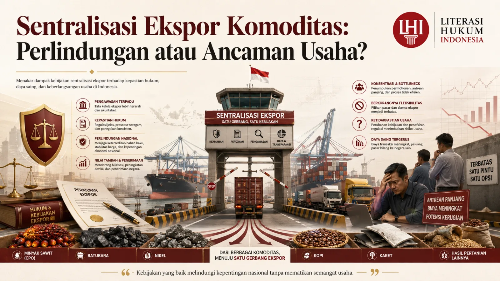 Sentralisasi Ekspor Komoditas: Perlindungan atau Ancaman Usaha?