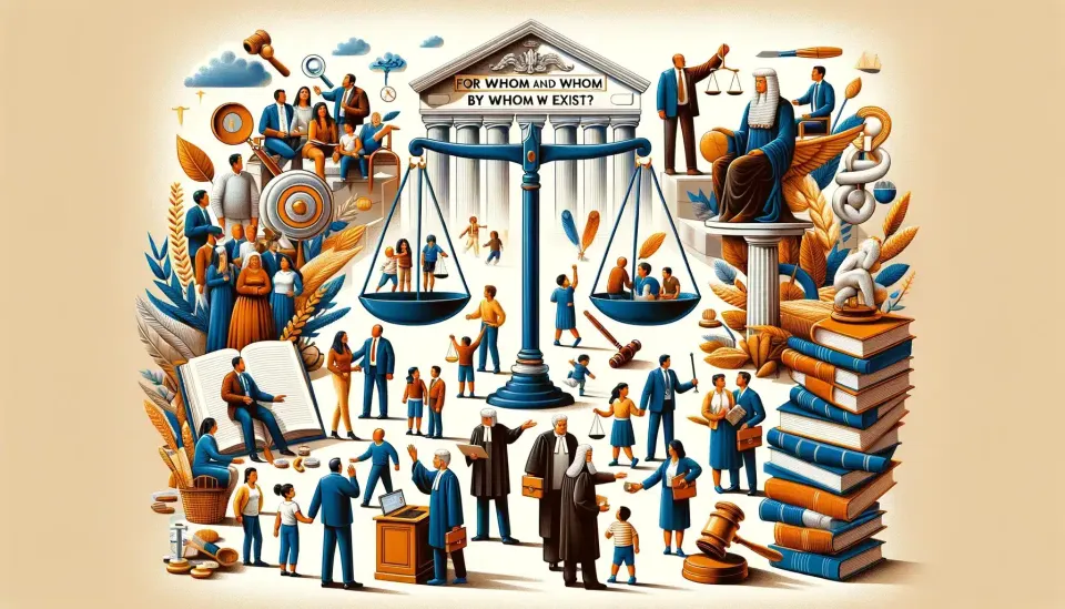 For Whom and By Whom Does the Law Exist?