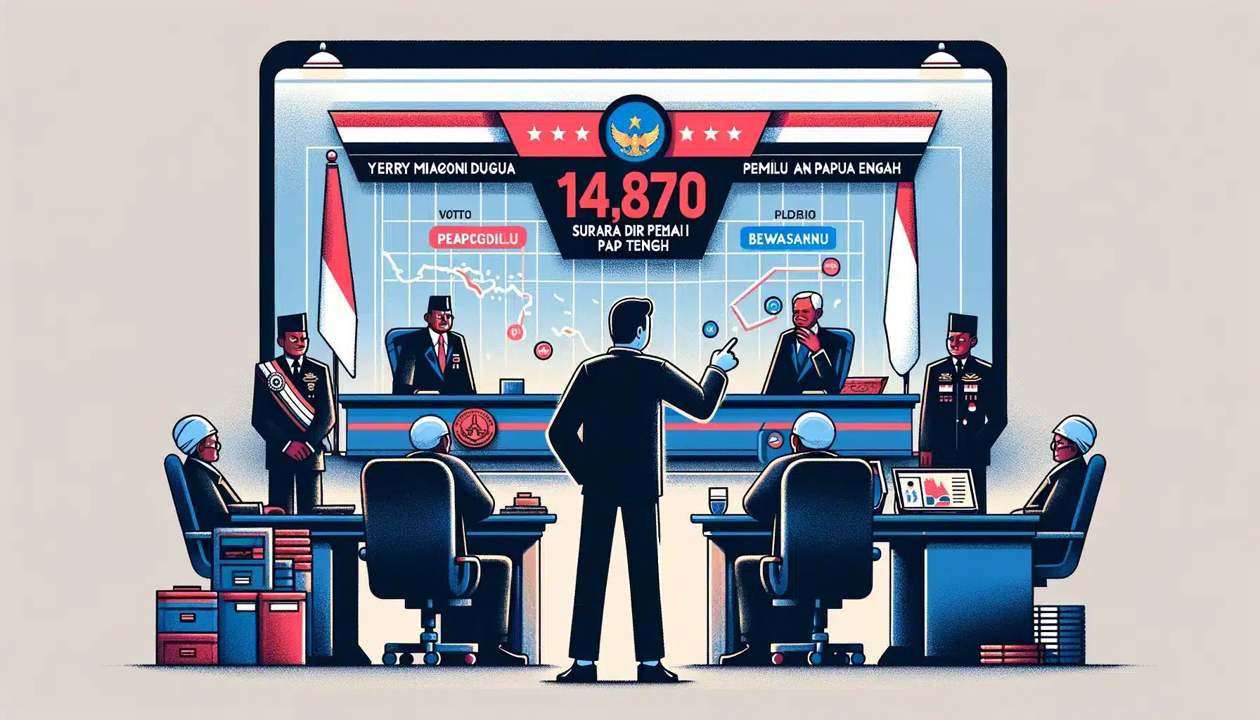 Yerry Miagoni Duga Ada Kecurangan 14.870 Suara di Pemilu Papua Tengah, Bawaslu Benarkan