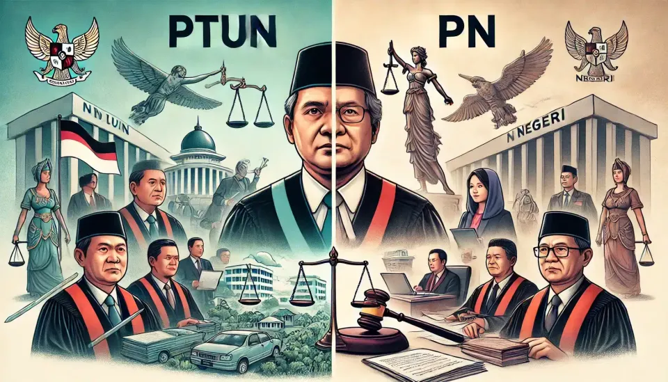 The Difference Between the State Administrative Court and the District Court in Their Authority Regarding Land Cases on Ownership Certificates