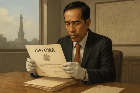 Babak Baru Kasus Ijazah Palsu: Penyidik Sita Ijazah Asli Jokowi di Solo