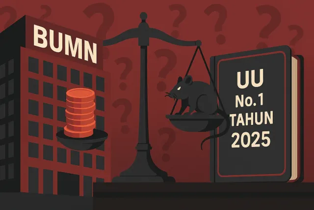 Kerugian BUMN Bukan Kerugian Negara? Ancaman Baru Pemberantasan Korupsi Pasca UU No. 1 Tahun 2025
