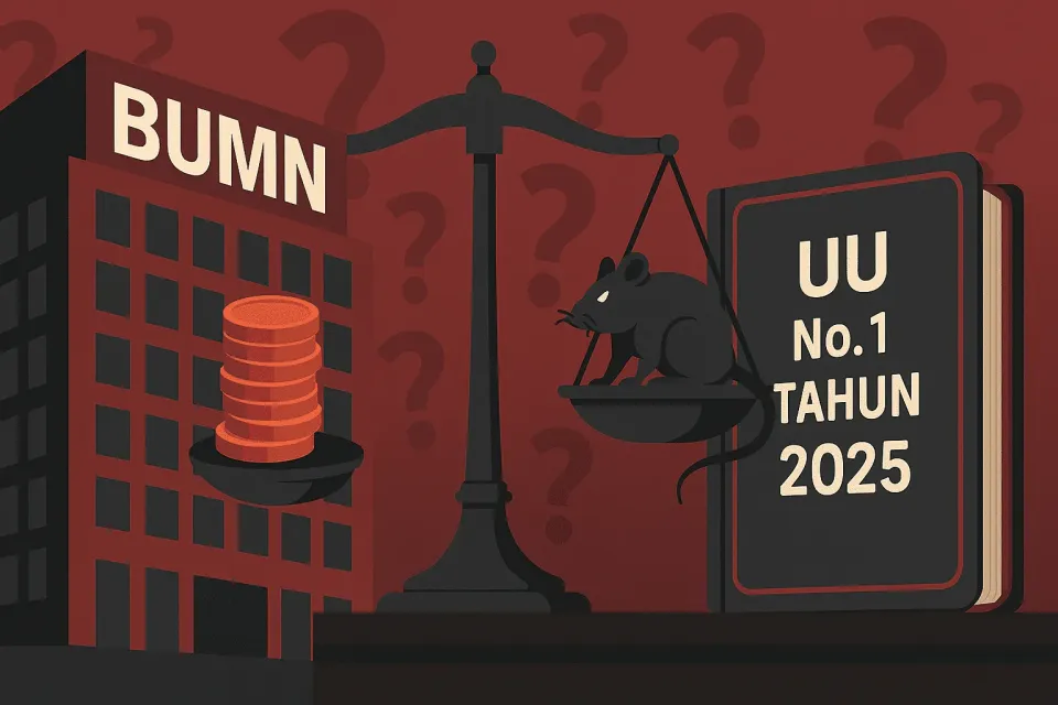 Kerugian BUMN Bukan Kerugian Negara? Ancaman Baru Pemberantasan Korupsi Pasca UU No. 1 Tahun 2025