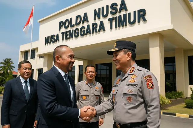 Commission III of the DPR Visits the NTT Regional Police, Discusses Support and Evaluation of the Free Nutritious Food Program