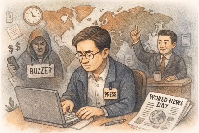 World News Day untuk Jurnalis atau Buzzer Politik?
