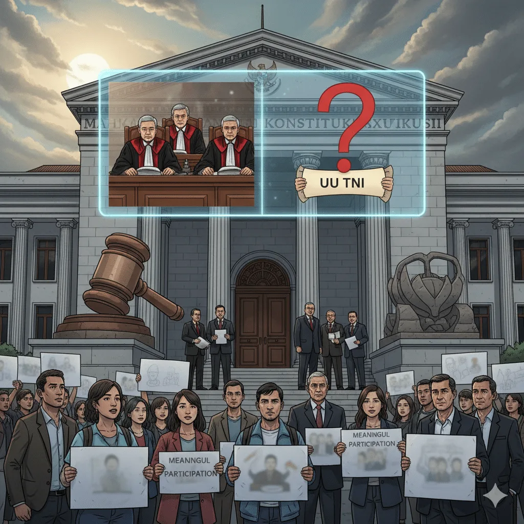 MK Putuskan Uji Formil UU TNI Hari Ini: Menilik Kembali Pertarungan Konstitusional Partisipasi Publik