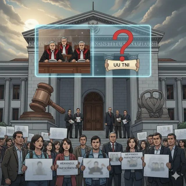 MK Putuskan Uji Formil UU TNI Hari Ini: Menilik Kembali Pertarungan Konstitusional Partisipasi Publik