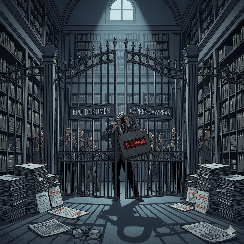 Transparansi Pemilu Terancam: KPU Tutup Akses Dokumen Capres-Cawapres Hingga 5 Tahun