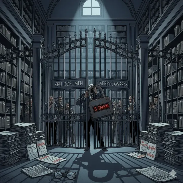 Transparansi Pemilu Terancam: KPU Tutup Akses Dokumen Capres-Cawapres Hingga 5 Tahun