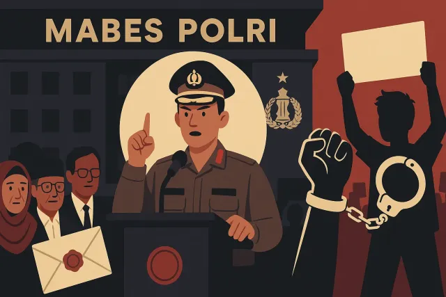 Kapolri Kaji Penahanan Aktivis Delpedro Marhaen Usai Terima Surat GNB